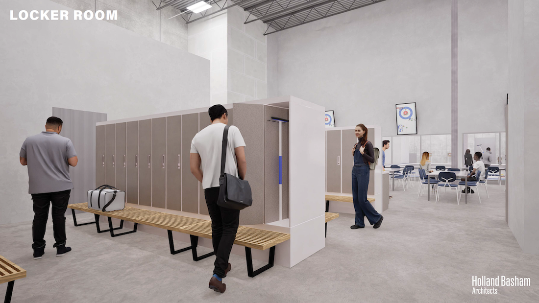 Aksarben Curling Locker Room