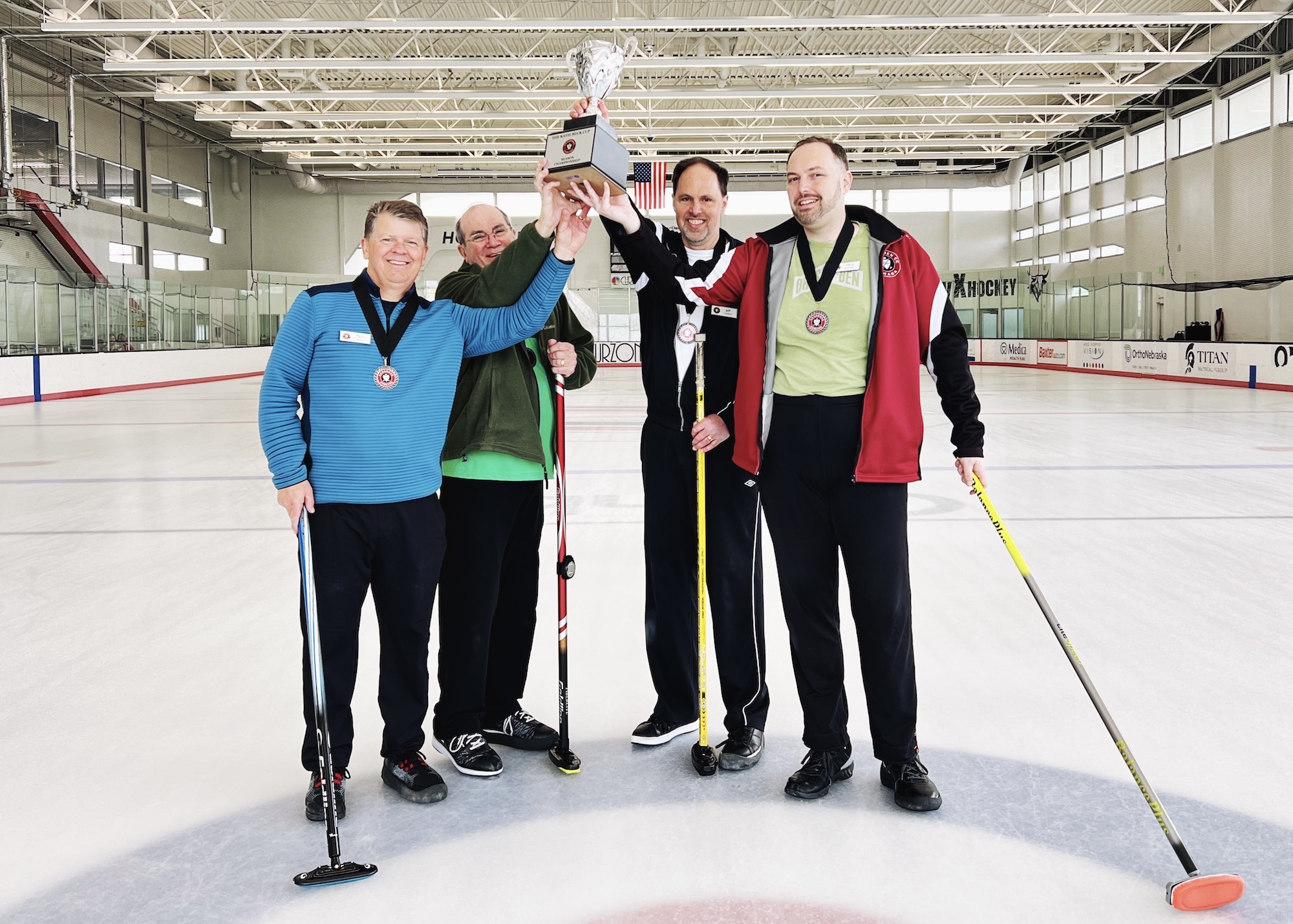 2022 2023 Season Championship champs Stone Cold with trophy copy